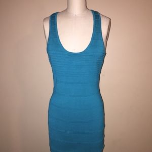 Forever 21 Teal Bodycon Dress Size L